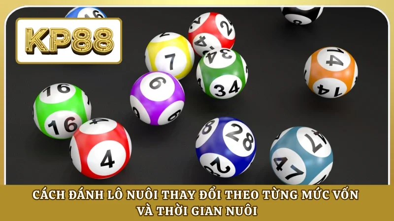 Cách đánh lô nuôi thay đổi theo từng mức vốn và thời gian nuôi
