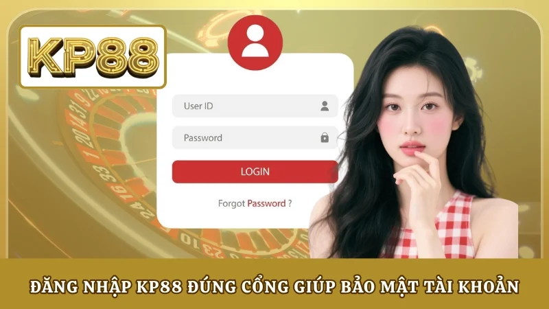 Đăng nhập KP88 đúng cổng giúp bảo mật tài khoản