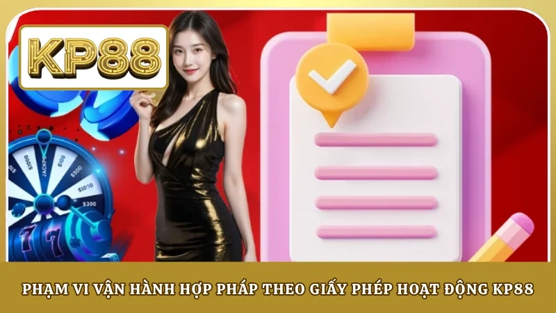 Phạm vi vận hành hợp pháp theo giấy phép hoạt động KP88
